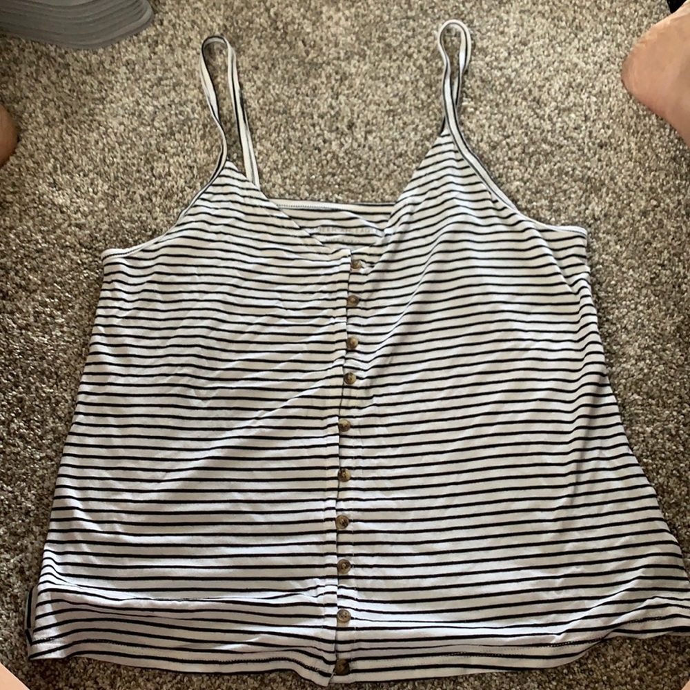 American Eagle soft and sexy button up tank size m